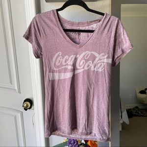 Coca Cola x Chaser Vneck Top